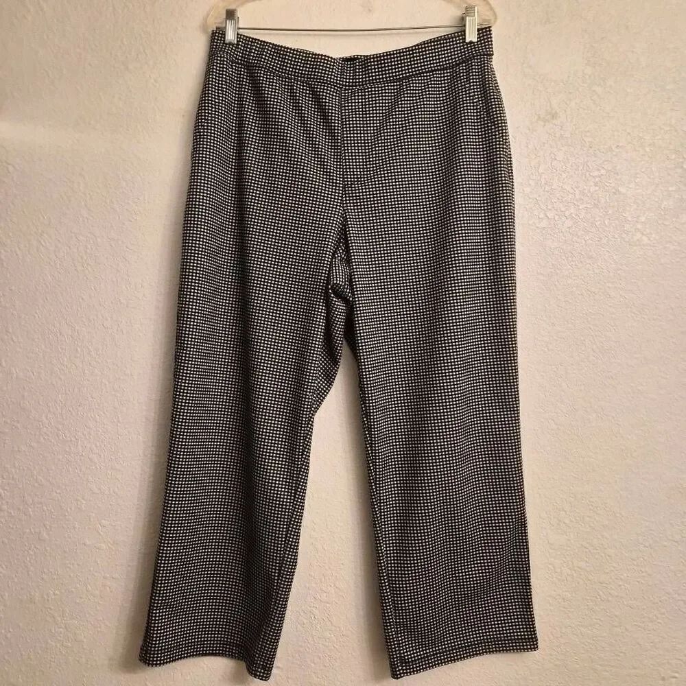 Sanctuary Houndstooth Stretch Capri Pants: Flattering Fit, Classic Sexy Chic